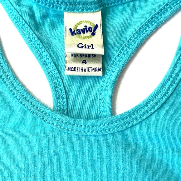 Kavio Girl Glamest Of Them All Racerback Tank, Size 4 - Picture 3 of 4